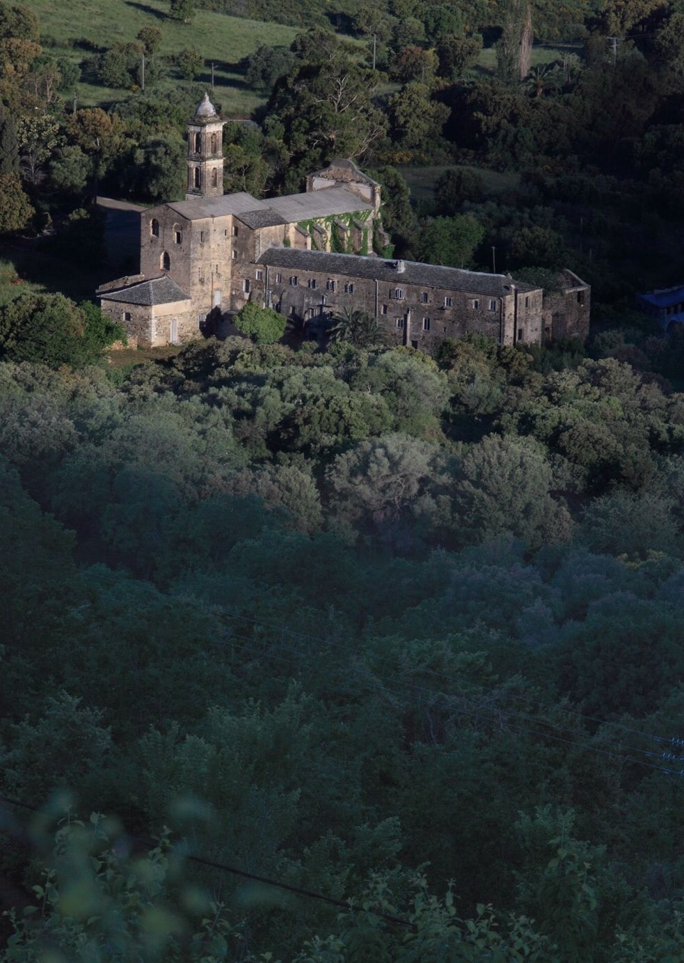 Aerial view of San francescu covent  